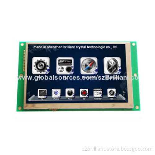 7-inch TFT Smart Terminal LCD Module with Controller STM32F103, Almost no Need to Write Program